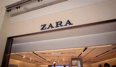 KUALA LUMPUR MALAYSIA DECEMBER 04 2022 Zara Brand Retail Shop Logo