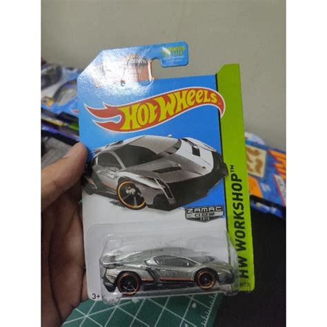 Hot Wheels Lamborghini Veneno Zamac Shopee Malaysia