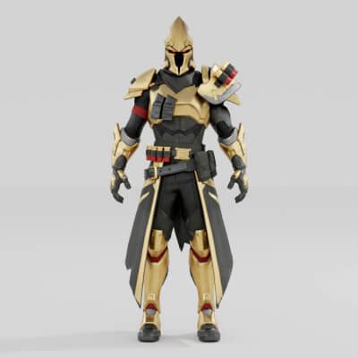 Ultima Knight Fortnite 3D Model By Shevraar