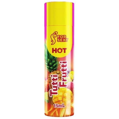 Gel Hot Comestível Sabor Tutti Frutti ml Shopee Brasil