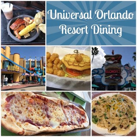 Universal Orlando Resort Dining Information and Guide