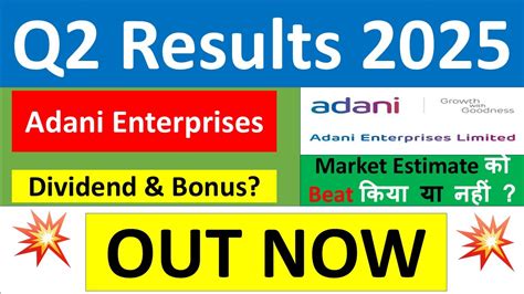 Adani Enterprises Q Results Adani Enterprises Results Today