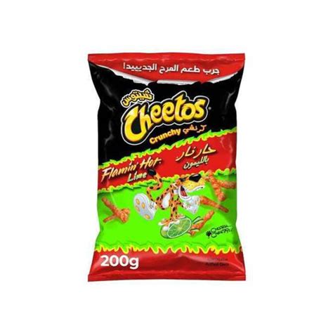 Cheetos Crunchy Flamin Hot Lime Chips Grandiose Ae