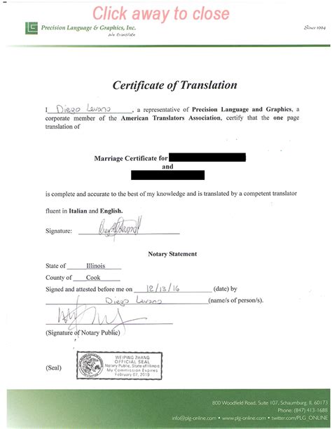 Certified Document Translation Services Birth Certificates Marriage