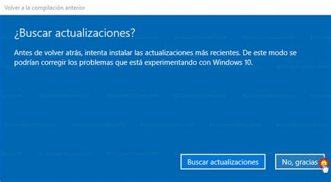 Volver A La Versi N Anterior De Windows Trucos Windows