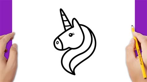 HOW TO DRAW A UNICORN EASY YouTube