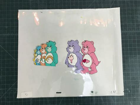 Care Bears Movie Original Animation Production Art Cel Nelvana Vintage