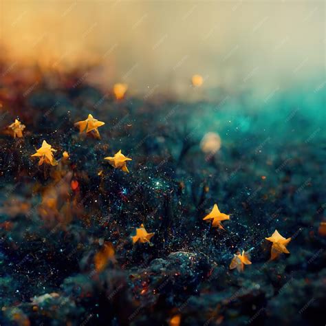 Premium AI Image | garden of stars and galaxies