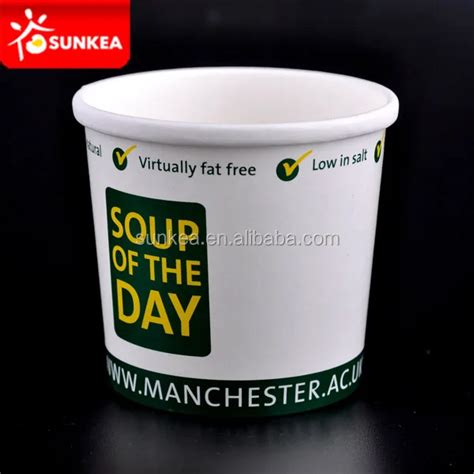 Disposable PLA Hot Soup Cups Paper Soup Cup Soup Bowl View Biodegradable Soup Containers