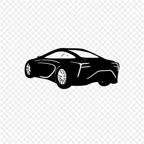 Simple Car Silhouette PNG Transparent Monochrome Simple Car Silhouette