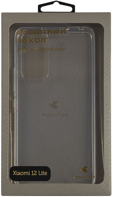 Купить Чехол moonfish для Xiaomi 12 Lite, силикон, прозрачный по ...
