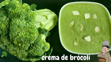 Receta De Crema De Br Coli Recetas De Cocina F Cil Y R Pido Youtube