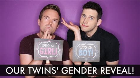 Twin Gender Reveal Gay Dads Twins IVF Surrogacy Journey McHusbands YouTube