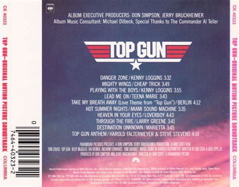 Top Gun Soundtrack (1986) - Various Artists