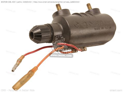 1A08231010: Ignition Coil Assy Yamaha - buy the 1A0-82310-10 at CMSNL