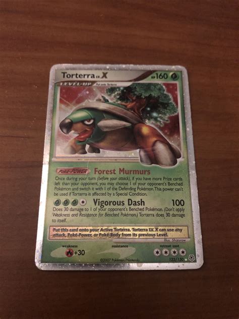 Torterra Lv X Diamond Pearl Set Holo Pokemon Card Tcg Nm Ebay