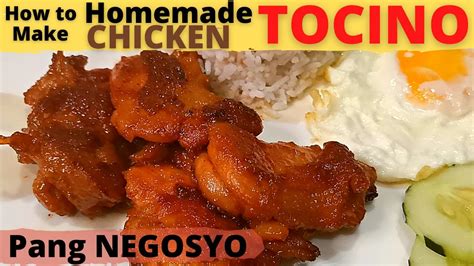 Chicken Tocino Recipe Pang Negosyo Homemade Chicken Tocino Natural