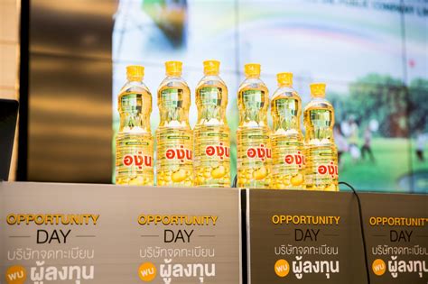 Tvo Joined Set Opportunity Day 2019 Thai Vegetable Oil Public