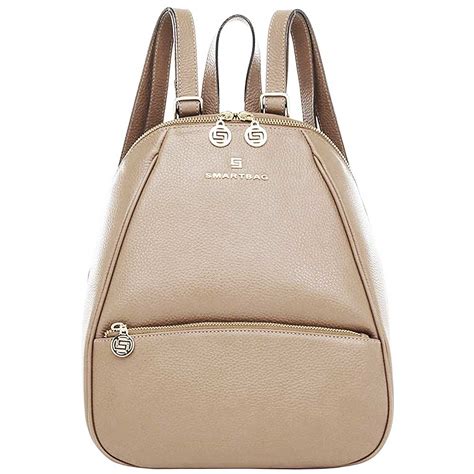 Mochila Bolso Externo Smartbag Cor Nude Pole Modas
