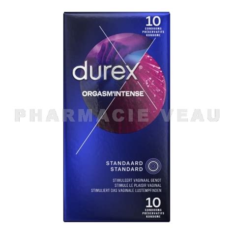 Durex Orgasm Intense Pr Servatifs Pharmacie Veau En Ligne France