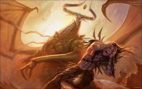 Nicol Bolas Breaking The Mind Of Sarkhan The Mad Magic The Gathering