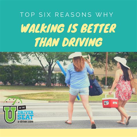 6 reasons why walking is better than driving