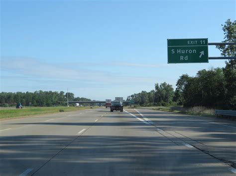 Michigan Interstate 275 Northbound Cross Country Roads