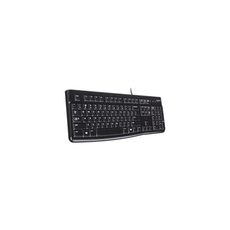 Logitech Keyboard K120 for Business, Verkabelt, USB, QWERTY, Schwarz