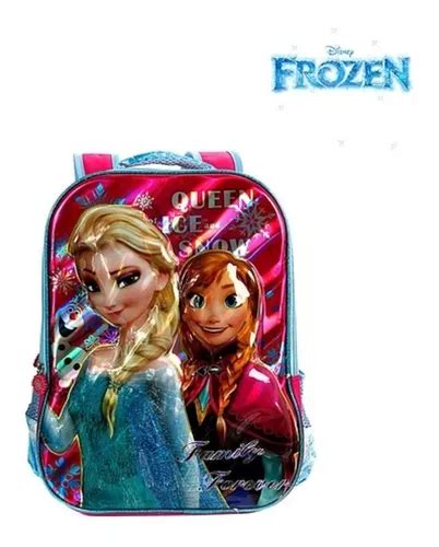 Mochila Infantil 3d Escolar De Costas Elsa E Anna Frozen Parcelamento