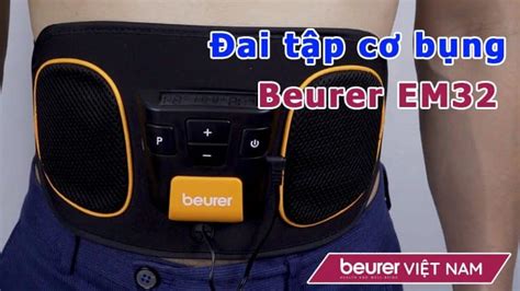 Đai Tập Cơ Bụng Beurer EM32, đai Massage Giảm Mỡ Hiệu Quả Bằng Xung ...