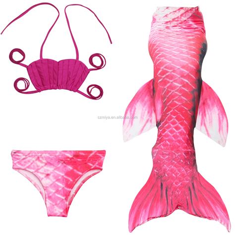 Fashion Girl Swimsuit Mermaid Tail For Swimming Princess Bikini Set Swimsuit Bathingsuit Buy