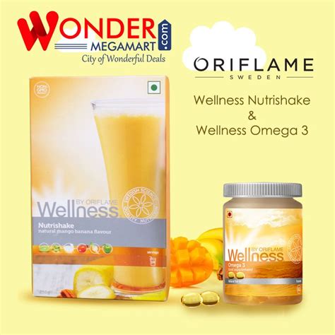 Buy Oriflame Wellness Nutrishake And Wellness Omega 3 Wondermegamart