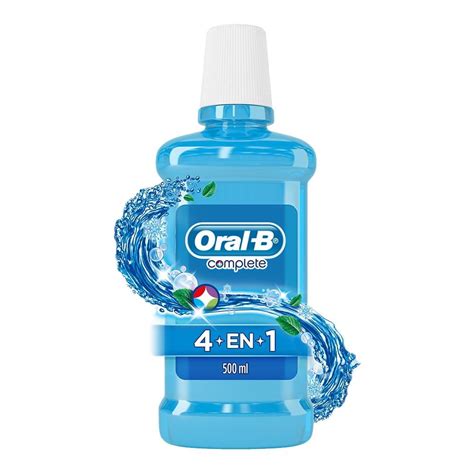 Enjuague Bucal Oral B Complete Sabor Menta Refrescante 500 Ml Walmart