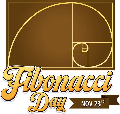 Fibonacci day poster design 12822314 Vector Art at Vecteezy