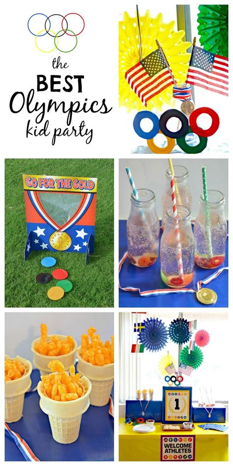 How To Throw An Olympics Party For Kids With Images Olympic Theme