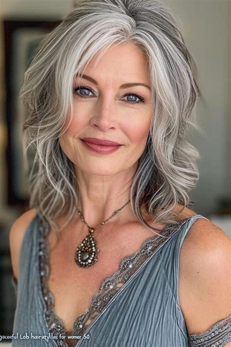 100 Modern And Ideal Hairstyles For Women Over 50 In 2024 Grey Hair