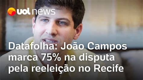 Datafolha Jo O Campos Marca Na Disputa Pela Reelei O No Recife