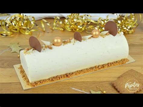 Recette Bûche Pommes Vanille Caramel et Spéculoos YouTube