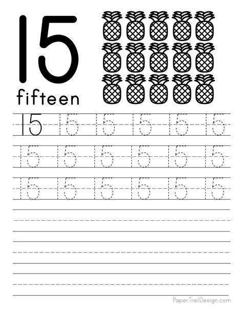 Tracing Number Worksheets