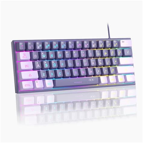 MageGee Mini 60 Gaming Keyboard RGB Backlit 61 Key Ultra Compact