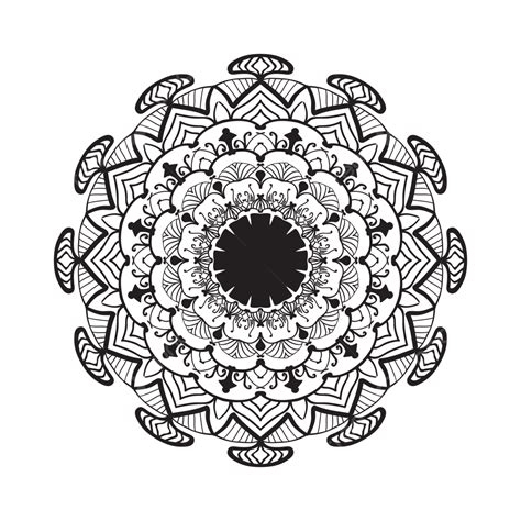 Mandala Illustration Vector Art PNG Mandala Design Illustration