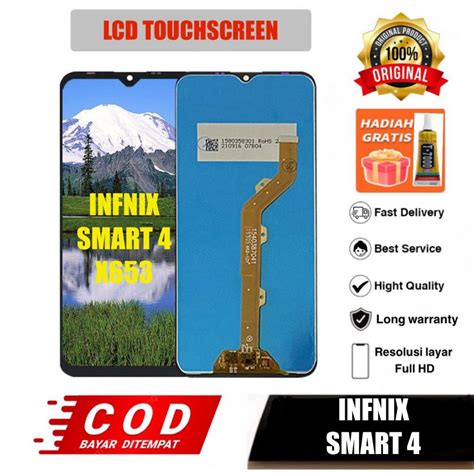 Jual LCD TOUCHSCREEN INFINIX SMART 4 X653 FULLSET ORIGINAL LEM