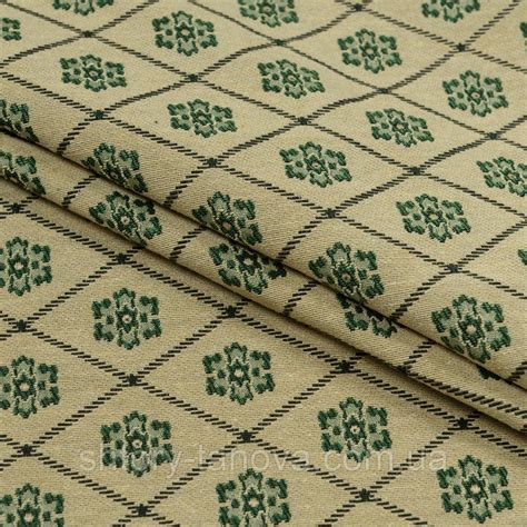 Гобелен ромб цветок зеленый: заказ, цены в Днепре. Интерьерные ткани от ...