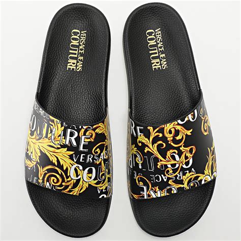 Versace Jeans Couture Claquettes Fondo Slide 74YA3SQ4 Noir