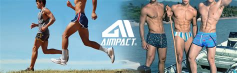 Aimpact Mens Mesh Running Athletic Shorts 3 Inch Workout Gym Sexy Booty