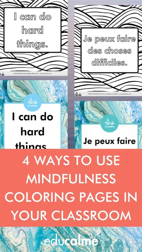 4 Ways To Use Mindfulness Coloring Pages Teaching Tips Mindfulness