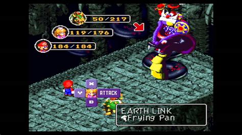 Super Mario RPG Boss 24 Cloaker Domino Earth Link YouTube