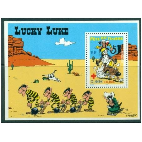 Bloc Feuillet France Yvert F Te Du Timbre Lucky Luke