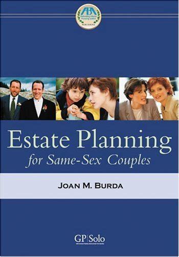 Estate Planning For Same Sex Couples 9781590313824 Burda