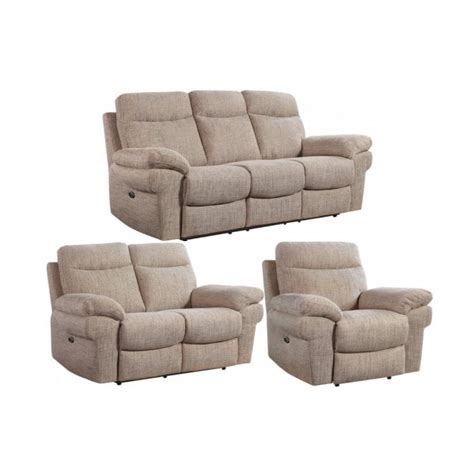 Elevate Your Living Room Tanya Beige Recliner Sofa Set